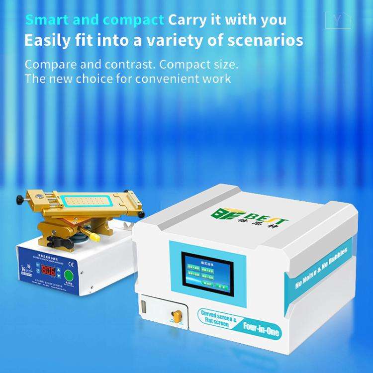 BEST B-528 4 in 1 7 inch Intelligent Laminating and Defoaming Machine Built-in Vacuum Pump, Plug:...