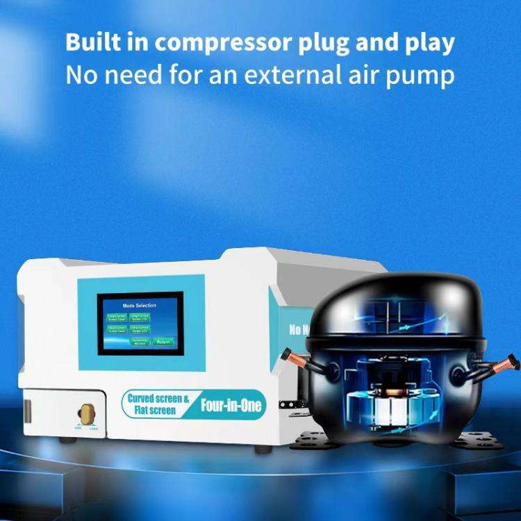 BEST B-528 4 in 1 7 inch Intelligent Laminating and Defoaming Machine Built-in Vacuum Pump, Plug:...