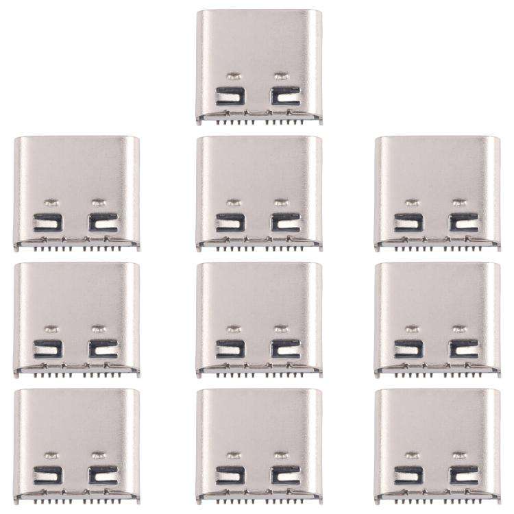 10pcs Original 12 Pin Charging Port Connector, Model:Dual-row Pin