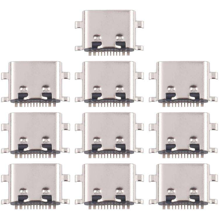 10pcs Original 12 Pin Charging Port Connector, Model:Four Pins Lower