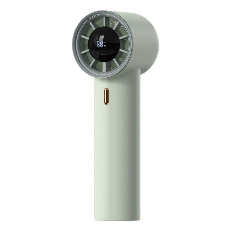 HX-F368 Smart Digital Display High Speed Handheld Fan(Green)