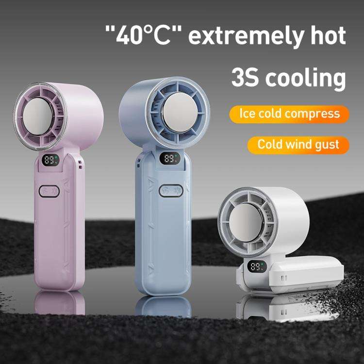 RD21 Folding Cooling Handheld Fan(Purple)