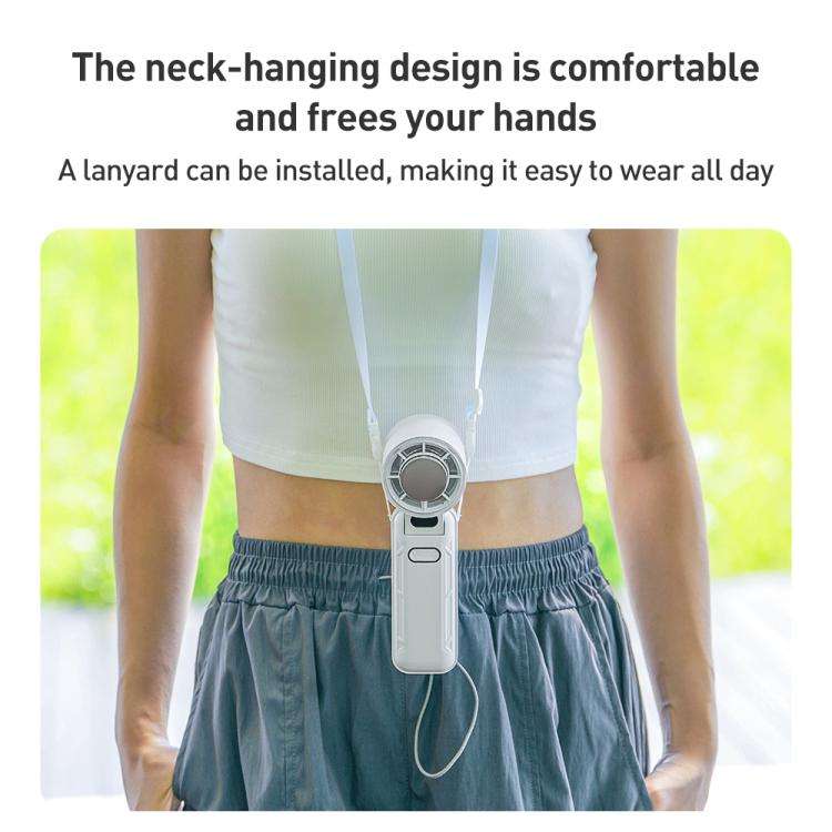 RD21 Folding Cooling Handheld Fan(White)