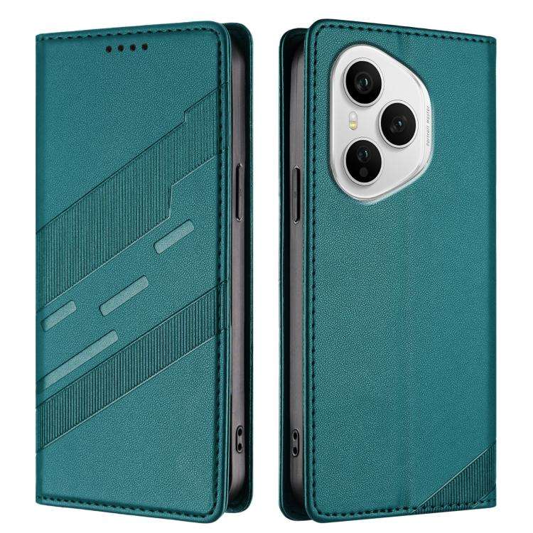 For Honor 400 Pro Global 160.8mm Embossed Multi-functional Wallet Retro Leather Phone Case(Dark G...