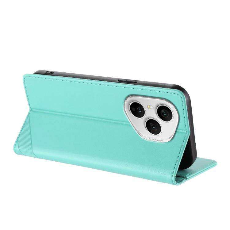 For Honor 400 Pro Global 160.8mm Embossed Multi-functional Wallet Retro Leather Phone Case(Mint G...