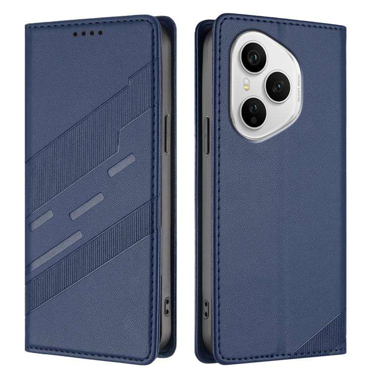 For Honor 400 Pro Global 160.8mm Embossed Multi-functional Wallet Retro Leather Phone Case(Dark B...