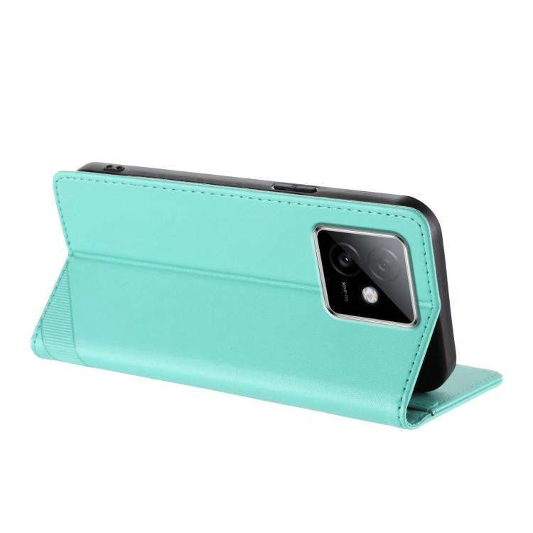 For Honor X60 GT Embossed Multi-functional Wallet Retro Leather Phone Case(Mint Green)