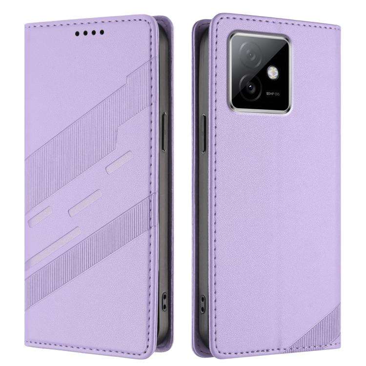 For Honor X60 GT Embossed Multi-functional Wallet Retro Leather Phone Case(Light Purple)