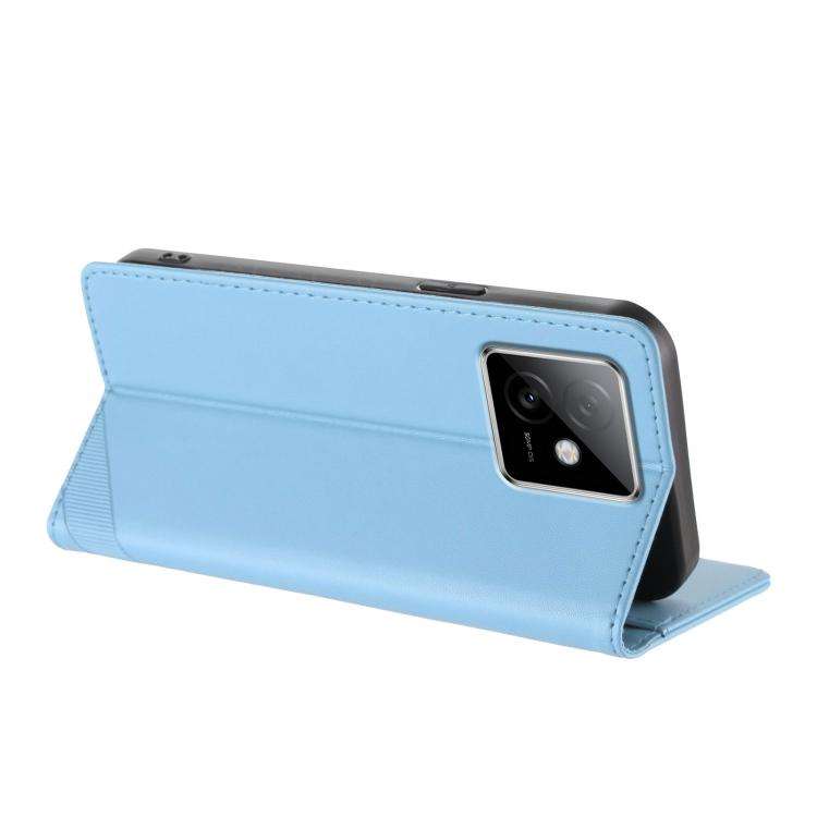 For Honor X60 GT Embossed Multi-functional Wallet Retro Leather Phone Case(Light Blue)