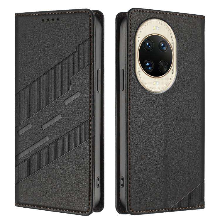 For Huawei nova 14 Embossed Multi-functional Wallet Retro Leather Phone Case(Black)