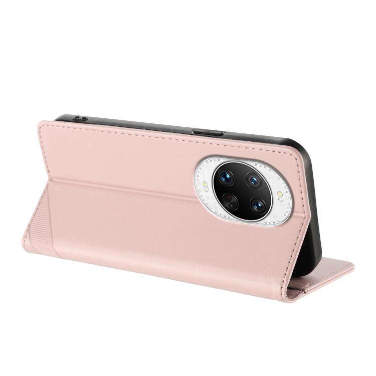 For Huawei nova 14 Ultra Embossed Multi-functional Wallet Retro Leather Phone Case(Pink)