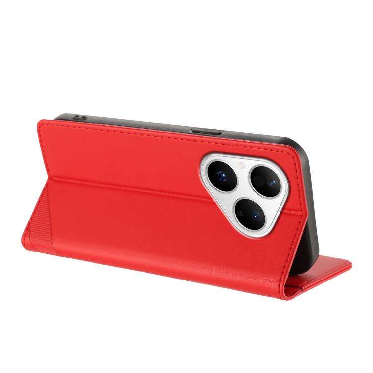 For Huawei Pura 80 Embossed Multi-functional Wallet Retro Leather Phone Case(Red)