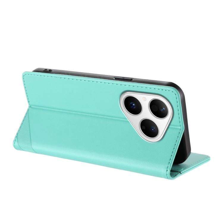For Huawei Pura 80 Embossed Multi-functional Wallet Retro Leather Phone Case(Mint Green)