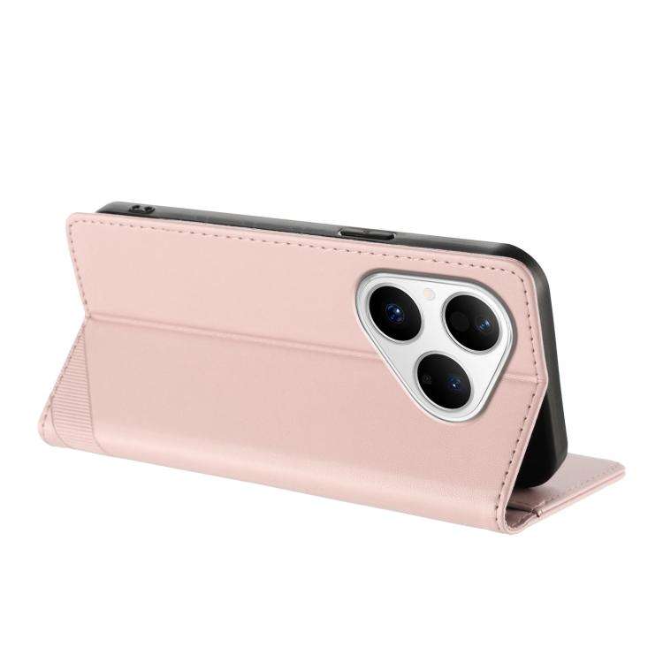 For Huawei Pura 80 Embossed Multi-functional Wallet Retro Leather Phone Case(Pink)