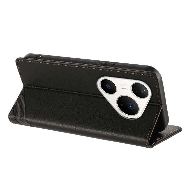 For Huawei Pura 80 Pro Embossed Multi-functional Wallet Retro Leather Phone Case(Black)