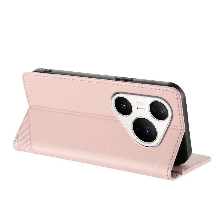 For Huawei Pura 80 Pro Embossed Multi-functional Wallet Retro Leather Phone Case(Pink)