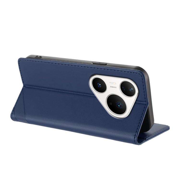 For Huawei Pura 80 Pro Embossed Multi-functional Wallet Retro Leather Phone Case(Dark Blue)