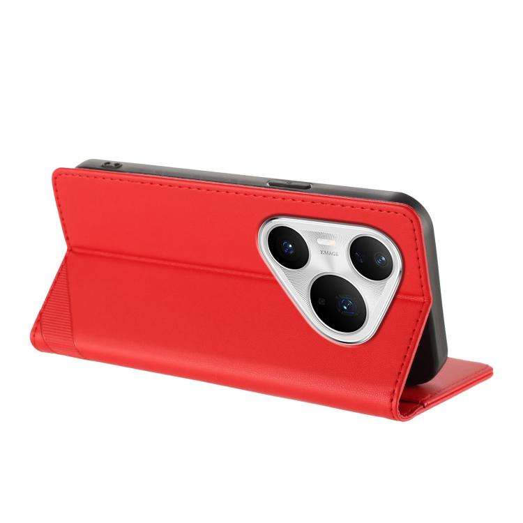 For Huawei Pura 80 Pro+ Embossed Multi-functional Wallet Retro Leather Phone Case(Red)