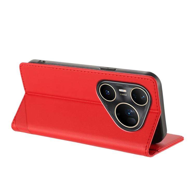 For Huawei Pura 80 Pro Ultra Embossed Multi-functional Wallet Retro Leather Phone Case(Red)