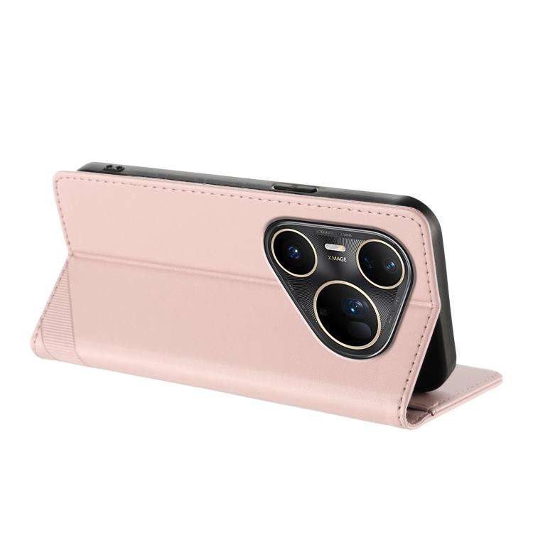 For Huawei Pura 80 Pro Ultra Embossed Multi-functional Wallet Retro Leather Phone Case(Pink)