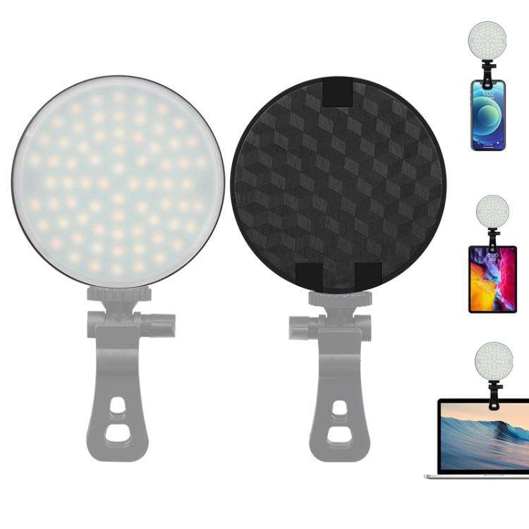 GZ-669 Full Color Round Portable Pocket Fill Light(Cold/Warm/White Light)