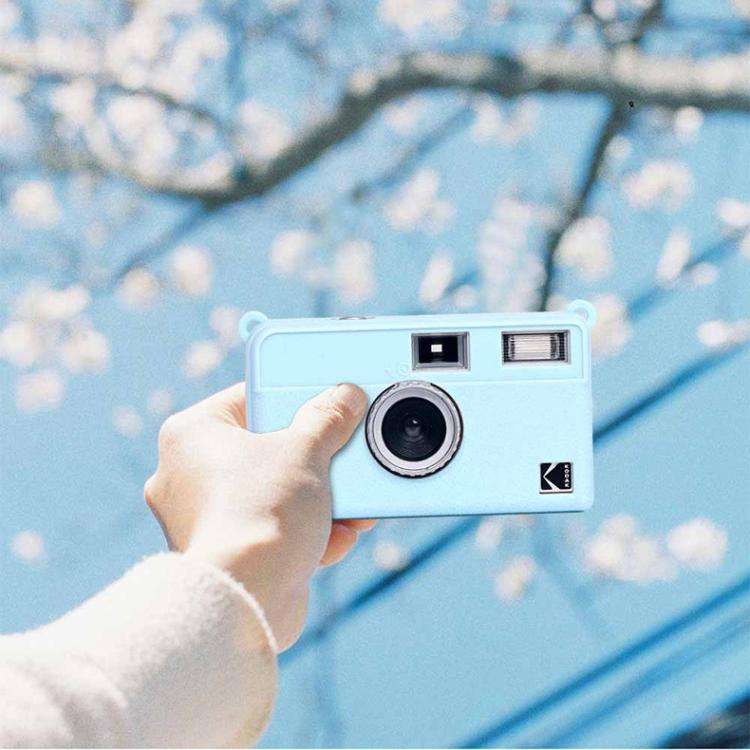 For Kodak EKTAR H35 Litchi Texture Soft Silicone Protective Case(Green)