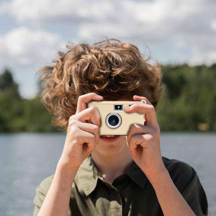 For Kodak EKTAR H35 Litchi Texture Soft Silicone Protective Case(Green)