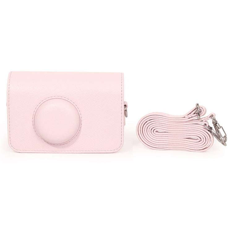 For Kodak EKTAR H35 / F501 / F9 Full Body Leather Camera Case Bag with Strap(Pink)