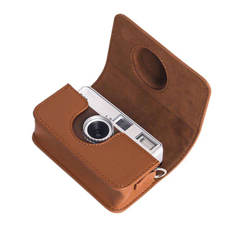 For Kodak EKTAR H35 / F501 / F9 Full Body Leather Camera Case Bag with Strap(Pink)