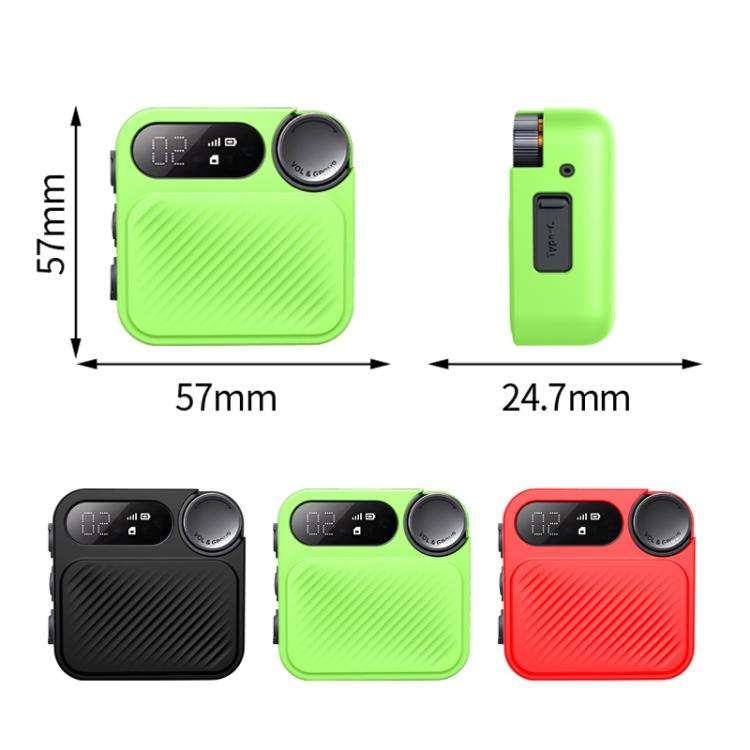 For Xiaomi Sports Walkie Talkie Silicone Protective Case(Black)