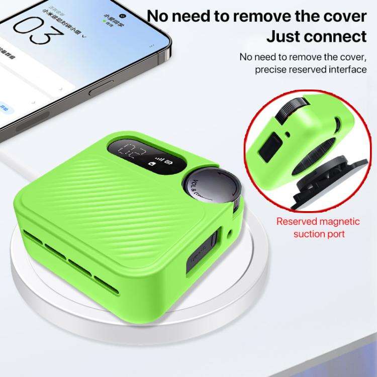 For Xiaomi Sports Walkie Talkie Silicone Protective Case(Black)