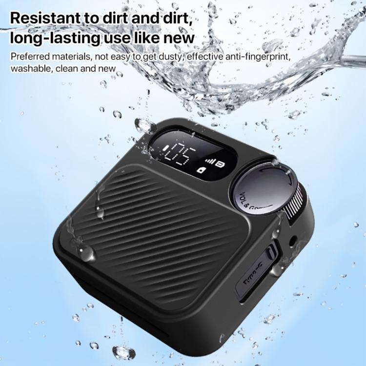 For Xiaomi Sports Walkie Talkie Silicone Protective Case(Black)