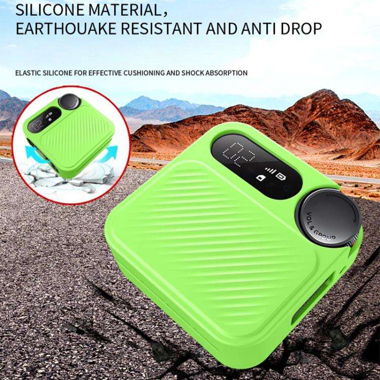 For Xiaomi Sports Walkie Talkie Silicone Protective Case(Black)
