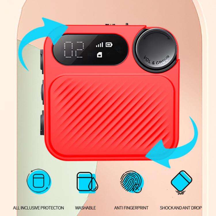 For Xiaomi Sports Walkie Talkie Silicone Protective Case(Black)