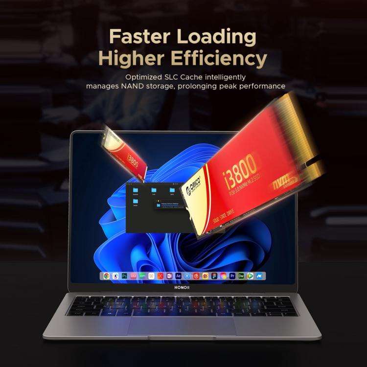 ORICO-i3800 M.2 NVME 2280 SSD, Memory:2TB
