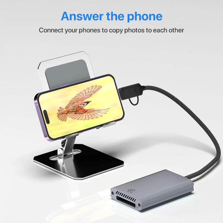 Type-C / USB to CFexpress Type-B Card Reader(Grey)