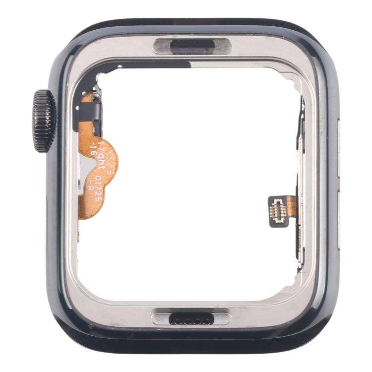 For Apple Watch Series 5 40mm LTE Graphite Steel Middle Frame Bezel Plate with Crown Spin Axis Fl...