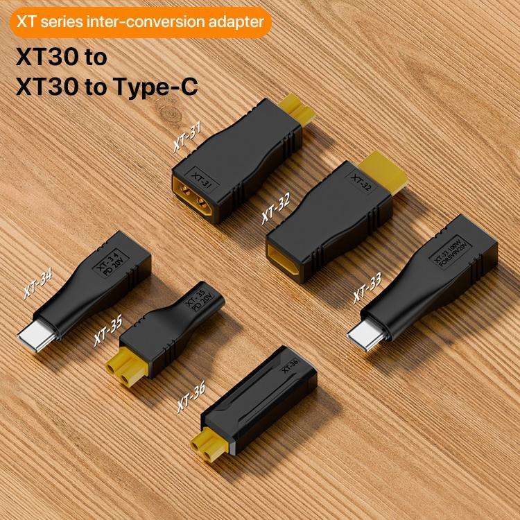 XT-33 XT30 Male to Type-C Male Interchange Adapter