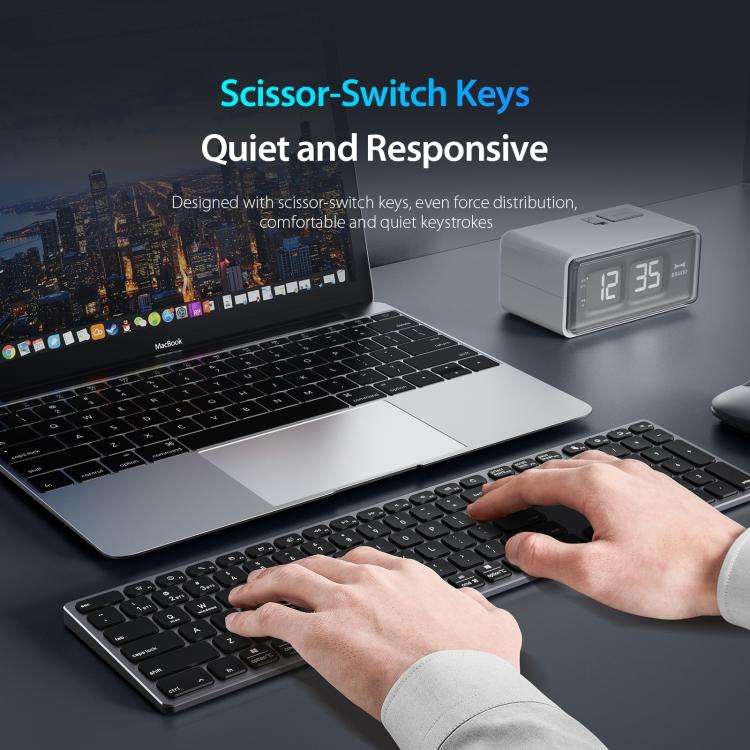 DUX DUCIS LK Series Portable Universal Wireless Keyboard(Black)