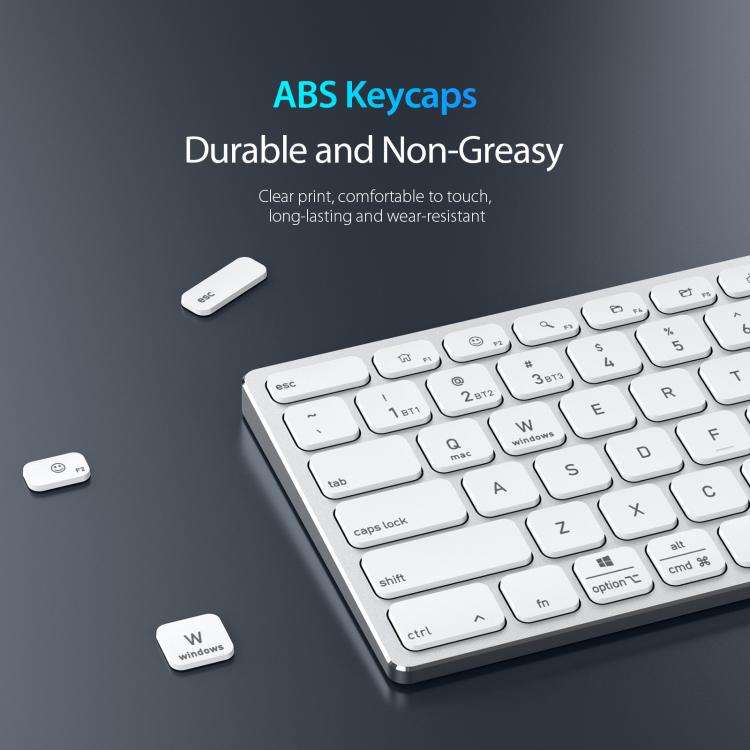 DUX DUCIS LK Series Portable Universal Wireless Keyboard(White)
