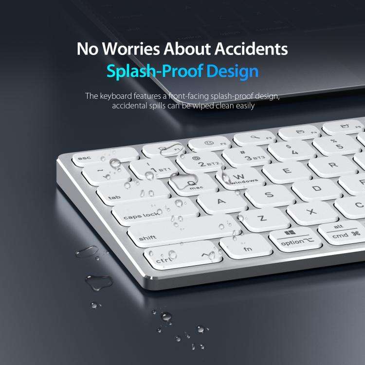 DUX DUCIS LK Series Portable Universal Wireless Keyboard(White)