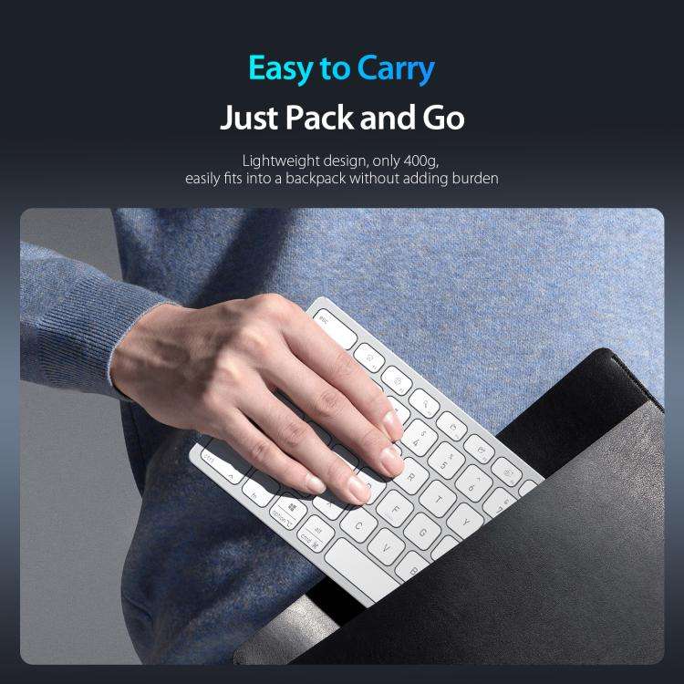 DUX DUCIS LK Series Portable Universal Wireless Keyboard(White)