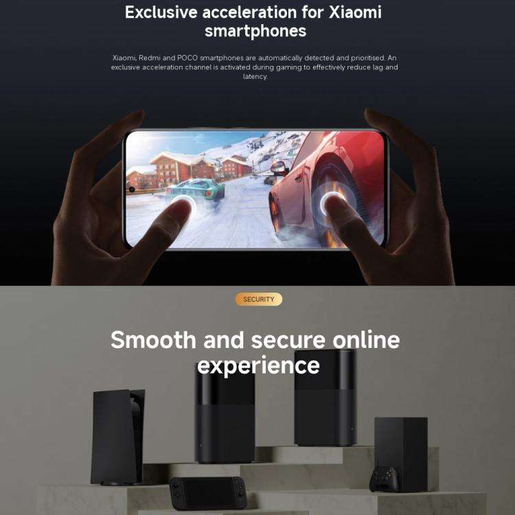 Xiaomi Whole Home Router BE3600 Pro WiFi 7 Bluetooth Mesh Gateway 2.5G Port Dual Band, US Plug(Grey)