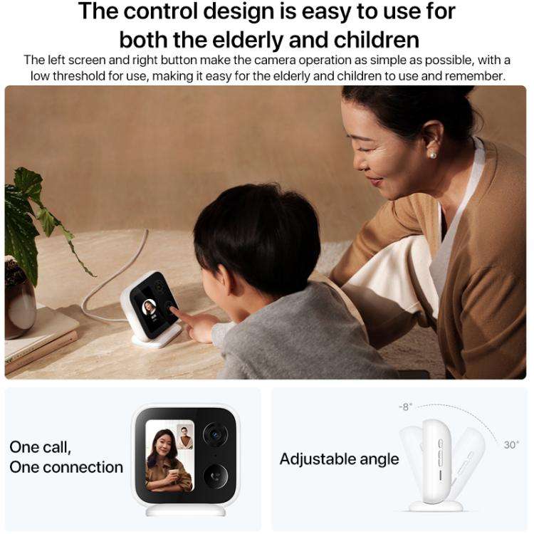 Original Xiaomi Smart Camera Video Call Edition Support One-click Call / AI Intelligent Detection...