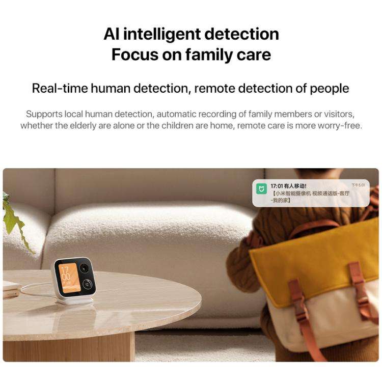 Original Xiaomi Smart Camera Video Call Edition Support One-click Call / AI Intelligent Detection...