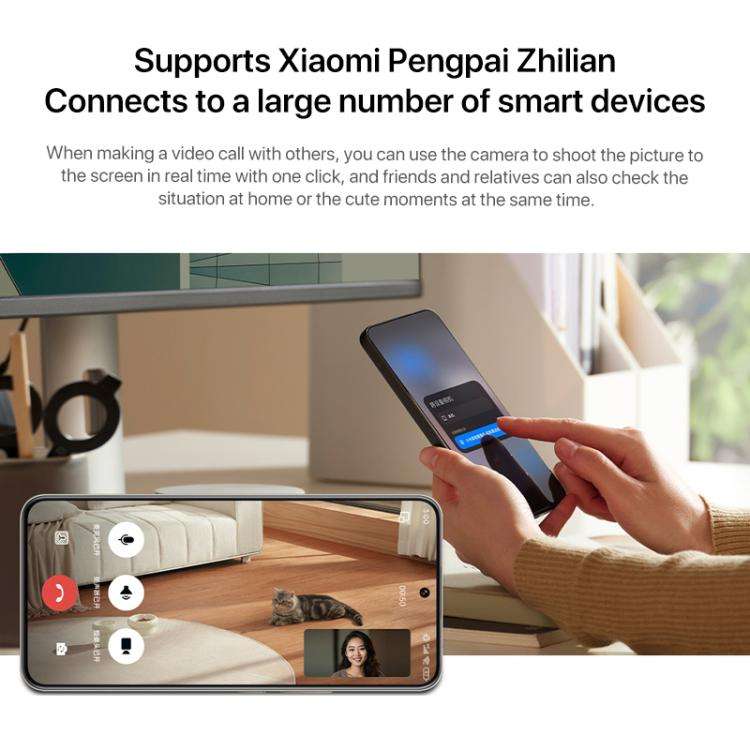 Original Xiaomi Smart Camera Video Call Edition Support One-click Call / AI Intelligent Detection...