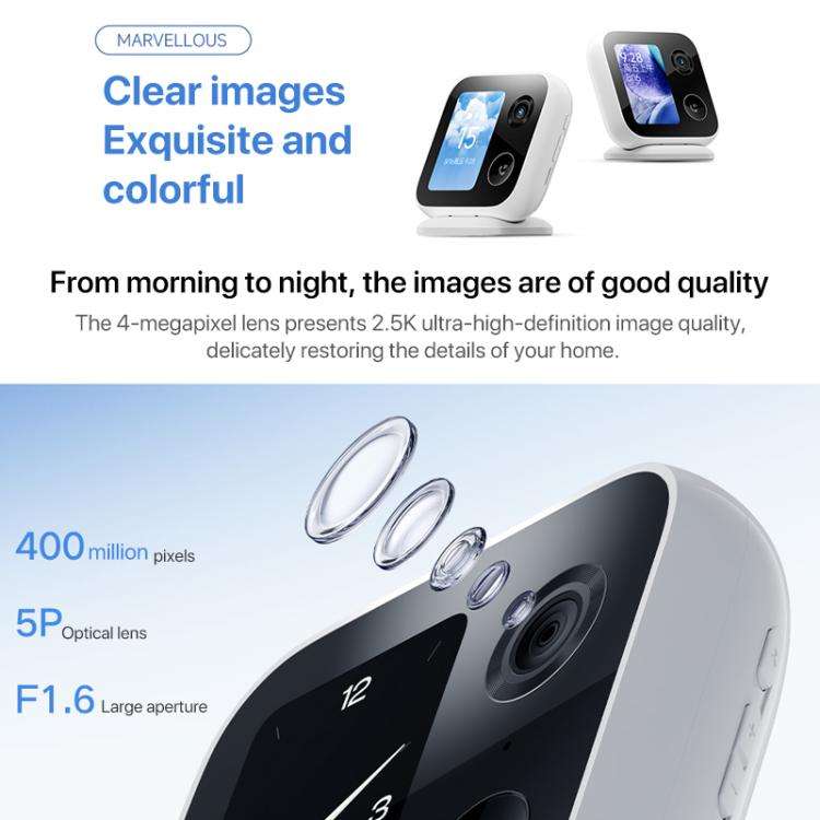 Original Xiaomi Smart Camera Video Call Edition Support One-click Call / AI Intelligent Detection...