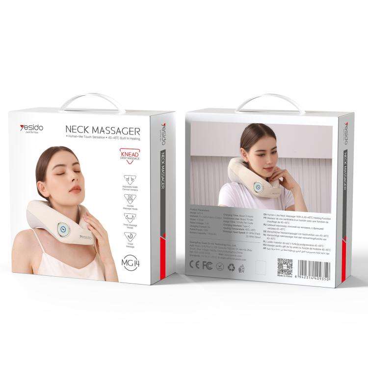 Yesido MG14 Heat Therapy Electric Neck Massager(White)