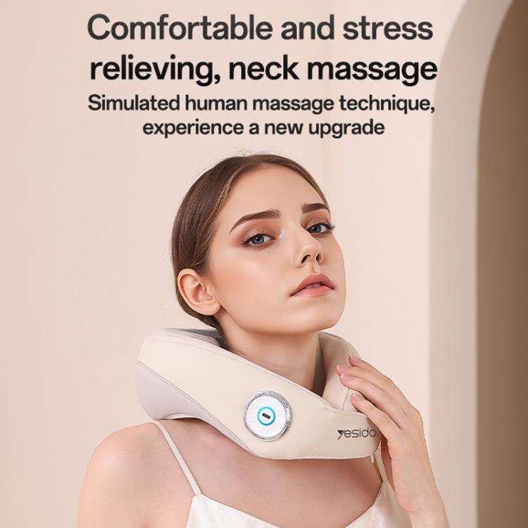Yesido MG14 Heat Therapy Electric Neck Massager(White)
