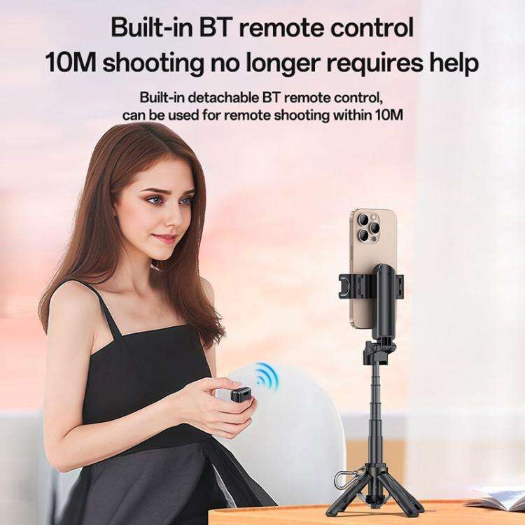 Yesido SF29 Foldable Tripod Bluetooth Selfie Stick(Black)